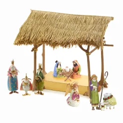 MacKenzie-Childs Patience Brewster Nativity Set| Holiday|Room Accents