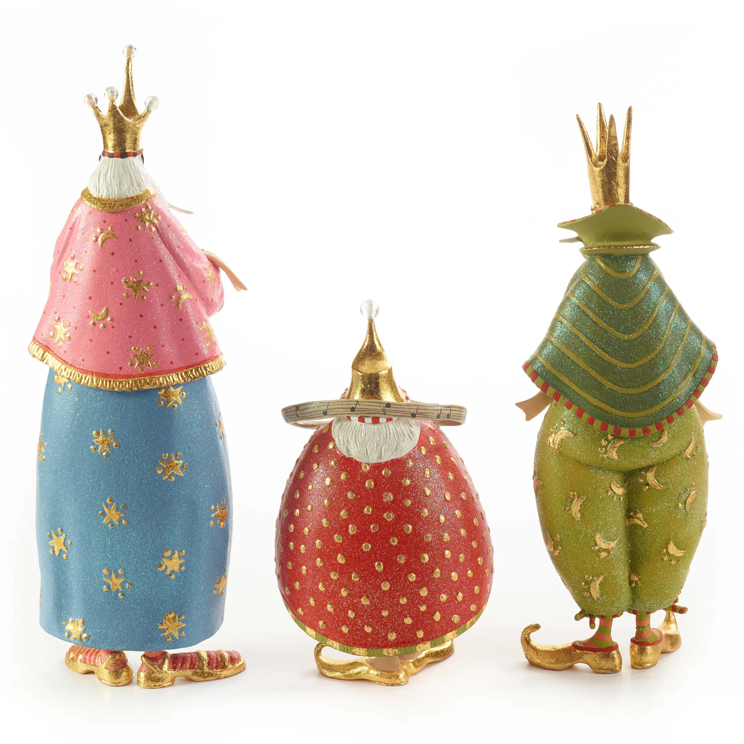 MacKenzie-Childs Patience Brewster Nativity World Magi Figures| Holiday|Room Accents