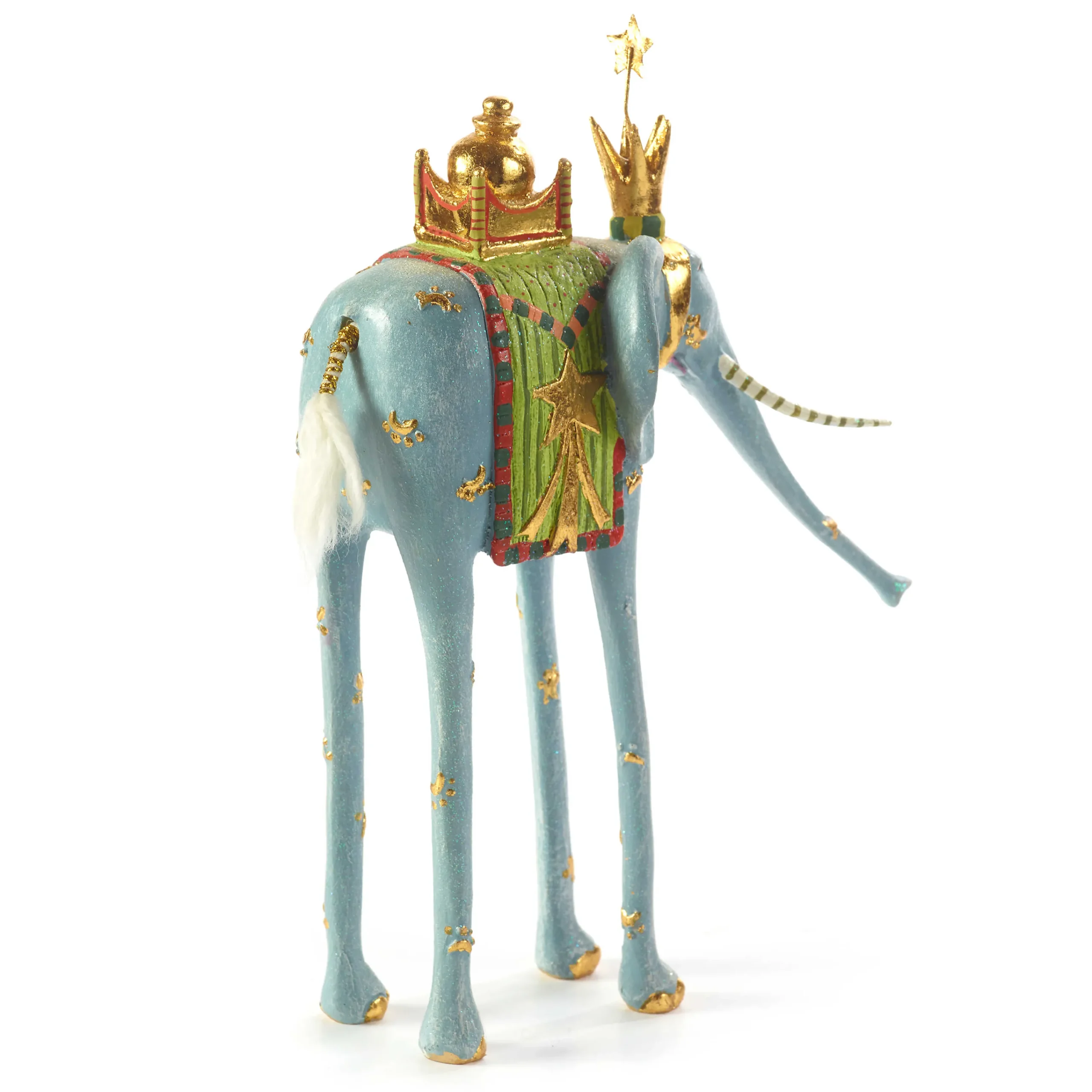 MacKenzie-Childs Patience Brewster Nativity Myrtle the Elephant Figure| Holiday|Room Accents