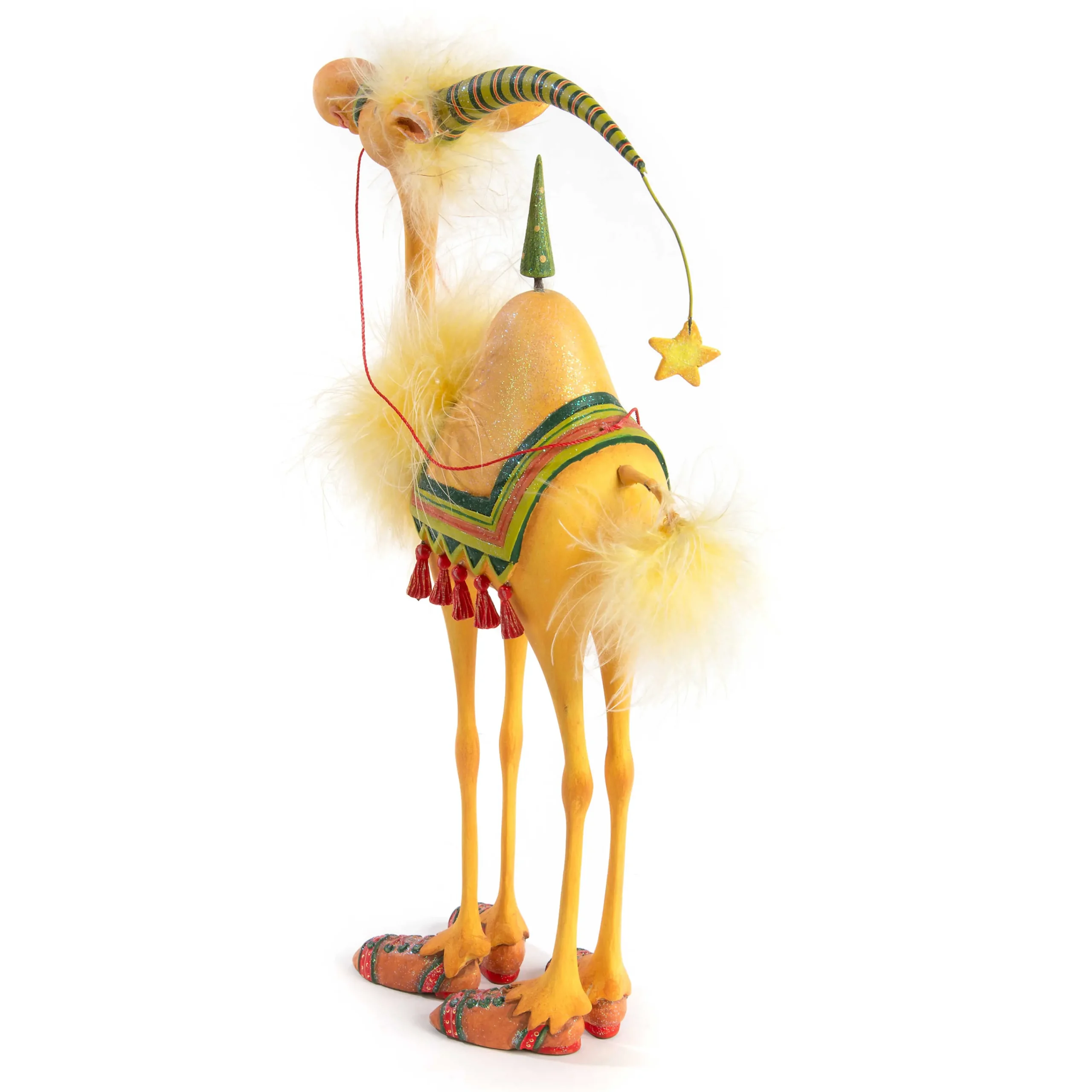 MacKenzie-Childs Patience Brewster Nativity Harold the Camel Figure| Holiday|Room Accents