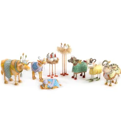MacKenzie-Childs Patience Brewster Nativity David Donkey Ornament| Holiday