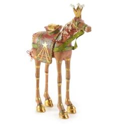 MacKenzie-Childs Patience Brewster Nativity Golda the Horse Figure| Holiday|Room Accents