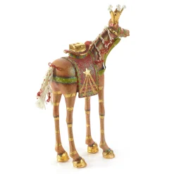 MacKenzie-Childs Patience Brewster Nativity Golda the Horse Figure| Holiday|Room Accents