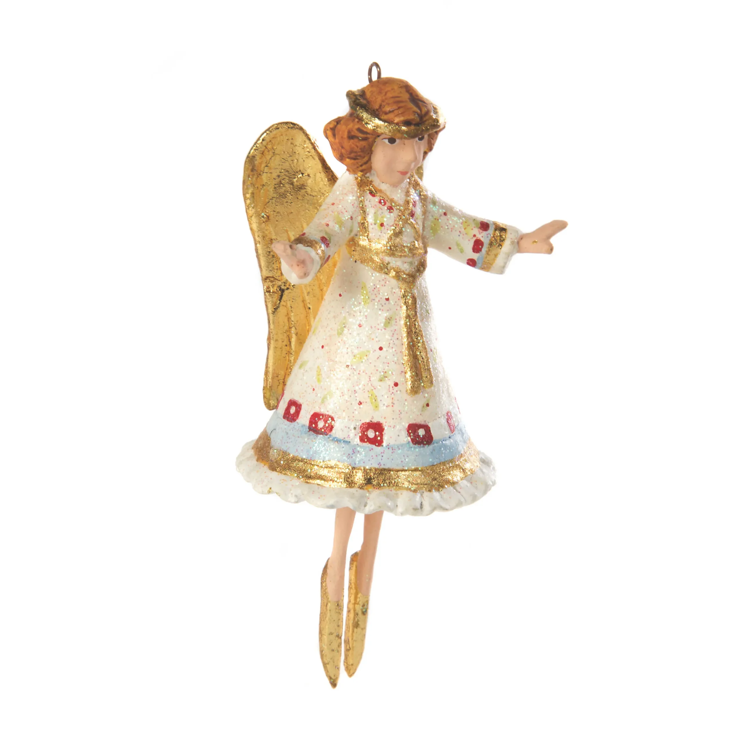 MacKenzie-Childs Patience Brewster Nativity Heavenly Angel Mini Ornament| Holiday
