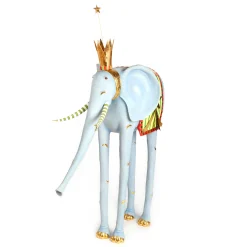 MacKenzie-Childs Patience Brewster Nativity Myrtle Elephant Display Figure| Holiday|Room Accents