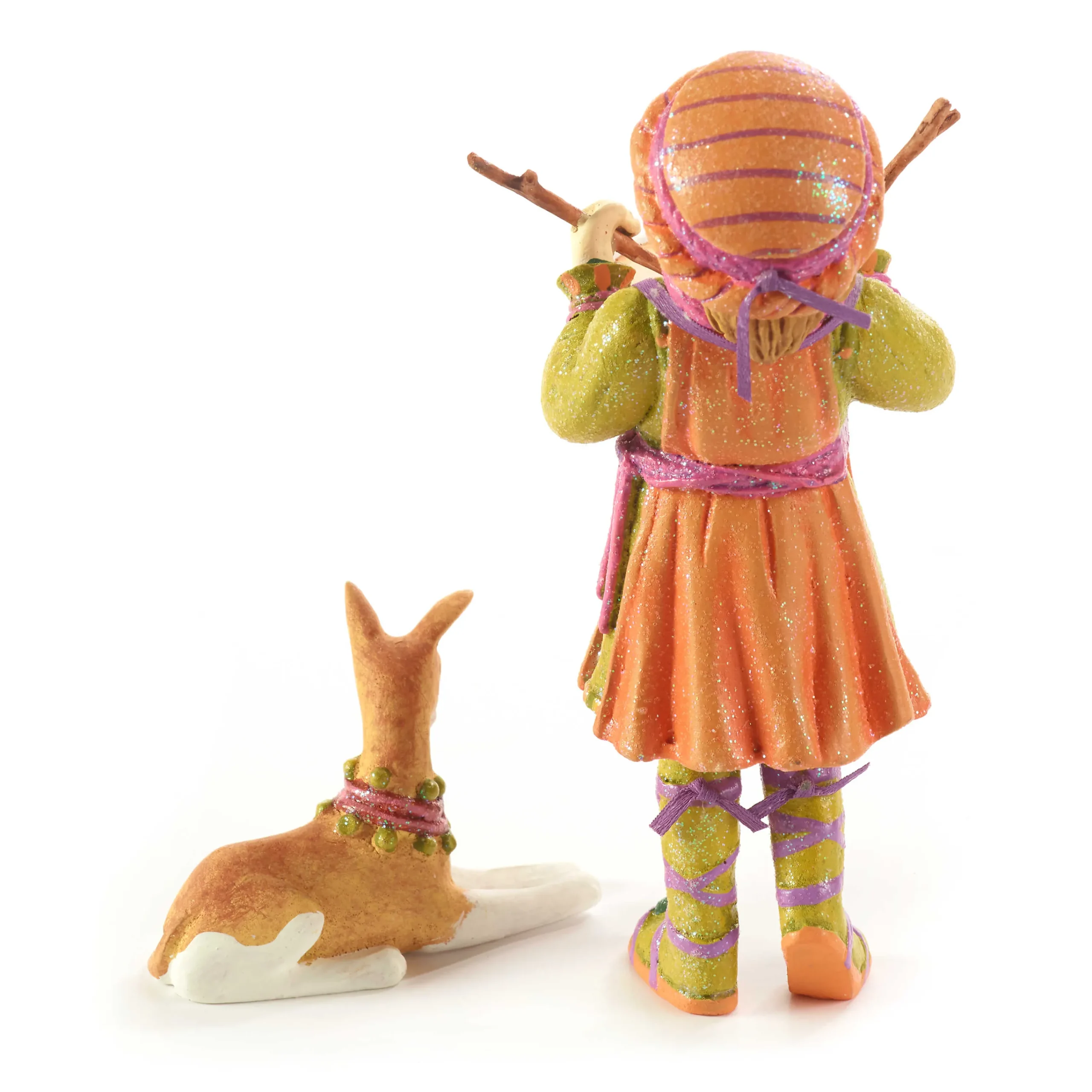 MacKenzie-Childs Patience Brewster Nativity Little Drummer Boy Dog Figures| Holiday|Room Accents