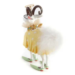 MacKenzie-Childs Patience Brewster Nativity Nanny Goat Ornament| Holiday