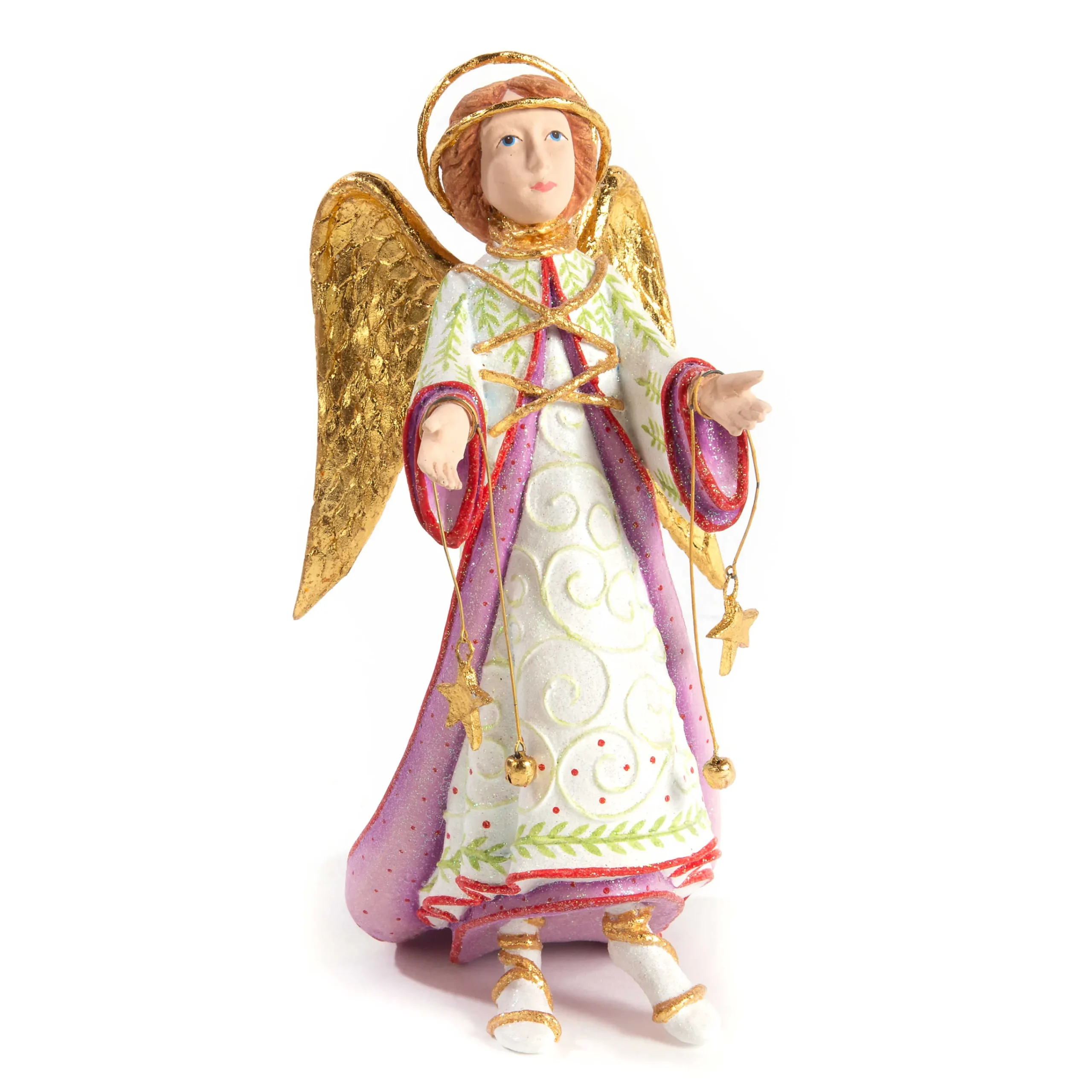 MacKenzie-Childs Patience Brewster Nativity Rejoicing Angel Figure| Holiday|Room Accents