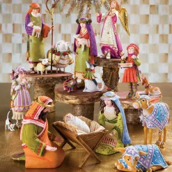 MacKenzie-Childs Patience Brewster Nativity Rejoicing Angel Figure| Holiday|Room Accents