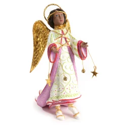 MacKenzie-Childs Patience Brewster Nativity World Rejoicing Angel Figure| Holiday|Room Accents