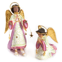 MacKenzie-Childs Patience Brewster Nativity World Rejoicing Angel Figure| Holiday|Room Accents