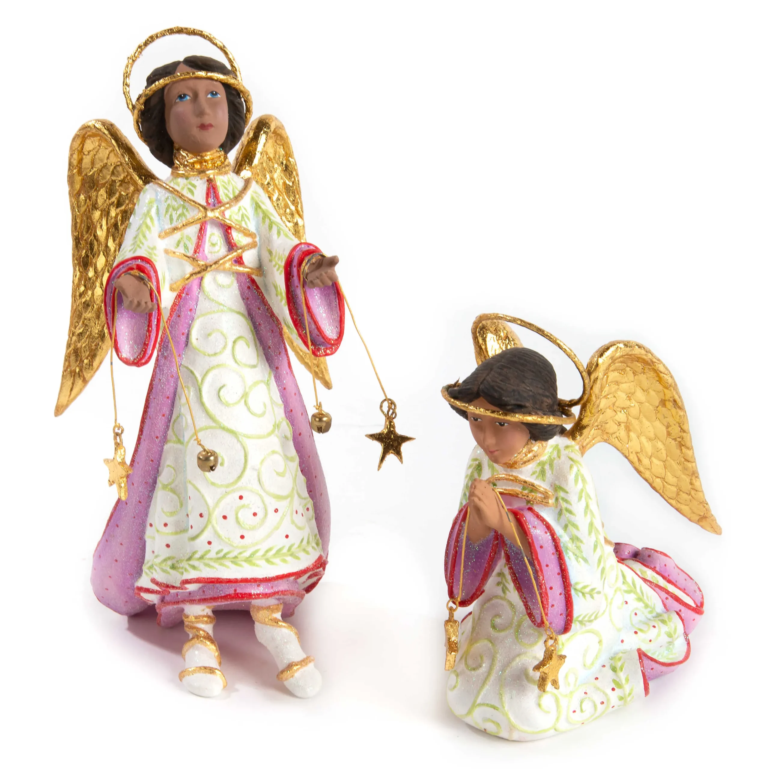 MacKenzie-Childs Patience Brewster Nativity World Rejoicing Angel Figure| Holiday|Room Accents