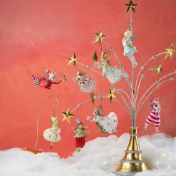 MacKenzie-Childs Patience Brewster Paradise Ornament Display Tree| Holiday|Room Accents