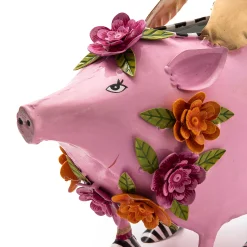 MacKenzie-Childs Patience Brewster Portia Pig Watering Can| Spring|Outdoor