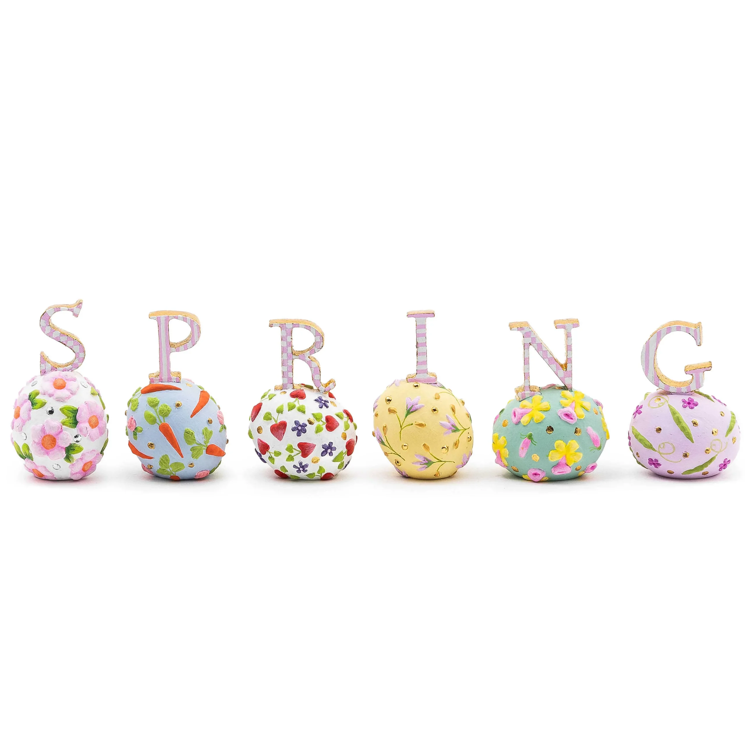 MacKenzie-Childs Patience Brewster Spring Letter Set| Easter|Spring