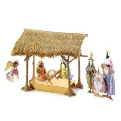 MacKenzie-Childs Patience Brewster World Nativity Set| Holiday|Room Accents