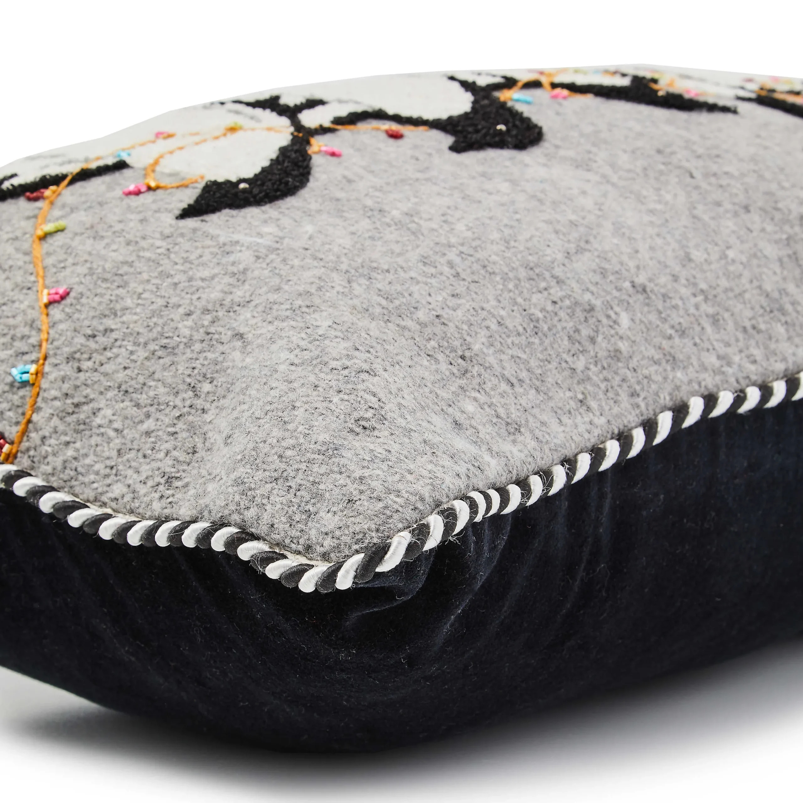 MacKenzie-Childs Penguin Lumbar Pillow| Pillows, Throws, & Cushions