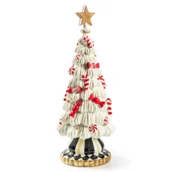 MacKenzie-Childs Peppermint Illuminated Icing Tree| Holiday|Room Accents