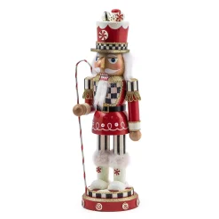 MacKenzie-Childs Peppermint Nutcracker| Holiday|Room Accents