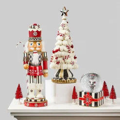 MacKenzie-Childs Peppermint Nutcracker| Holiday|Room Accents