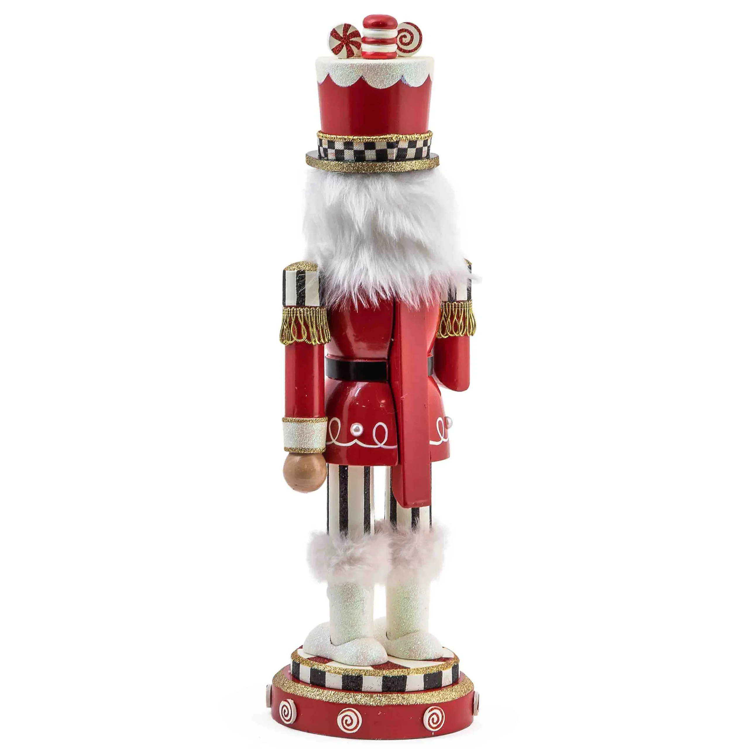 MacKenzie-Childs Peppermint Nutcracker| Holiday|Room Accents