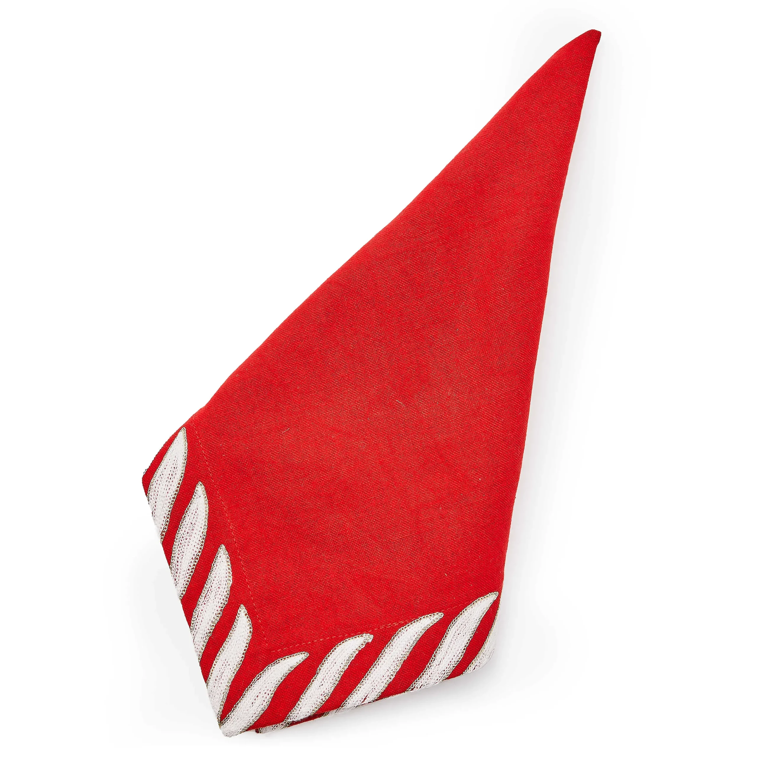 MacKenzie-Childs Peppermint Red Napkin| Table Accessories|Kitchen & Table Linens