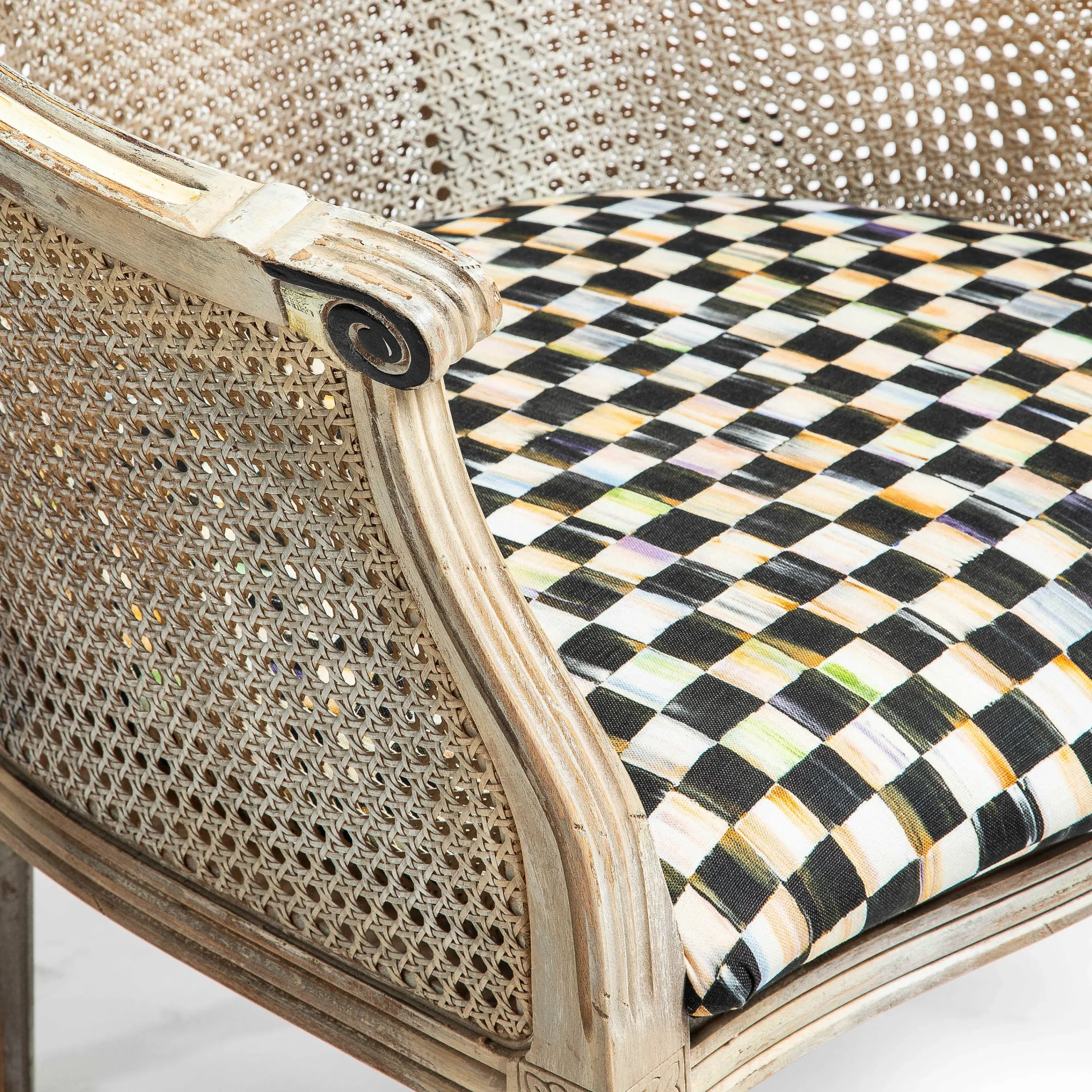 MacKenzie-Childs Perfetto Accent Chair| Living Room