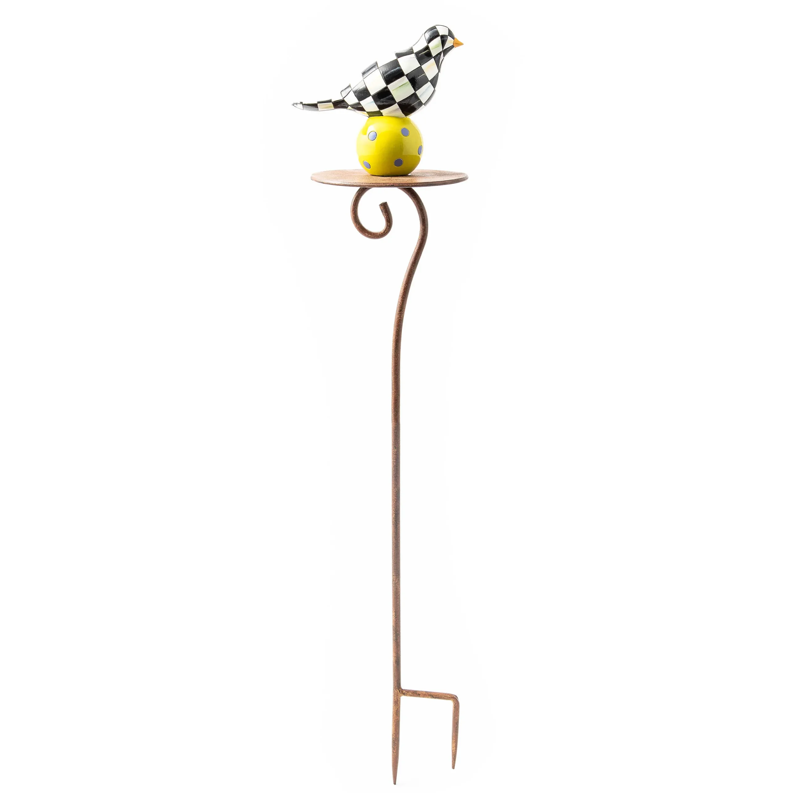 MacKenzie-Childs Persephone Bird Garden Stake| Outdoor
