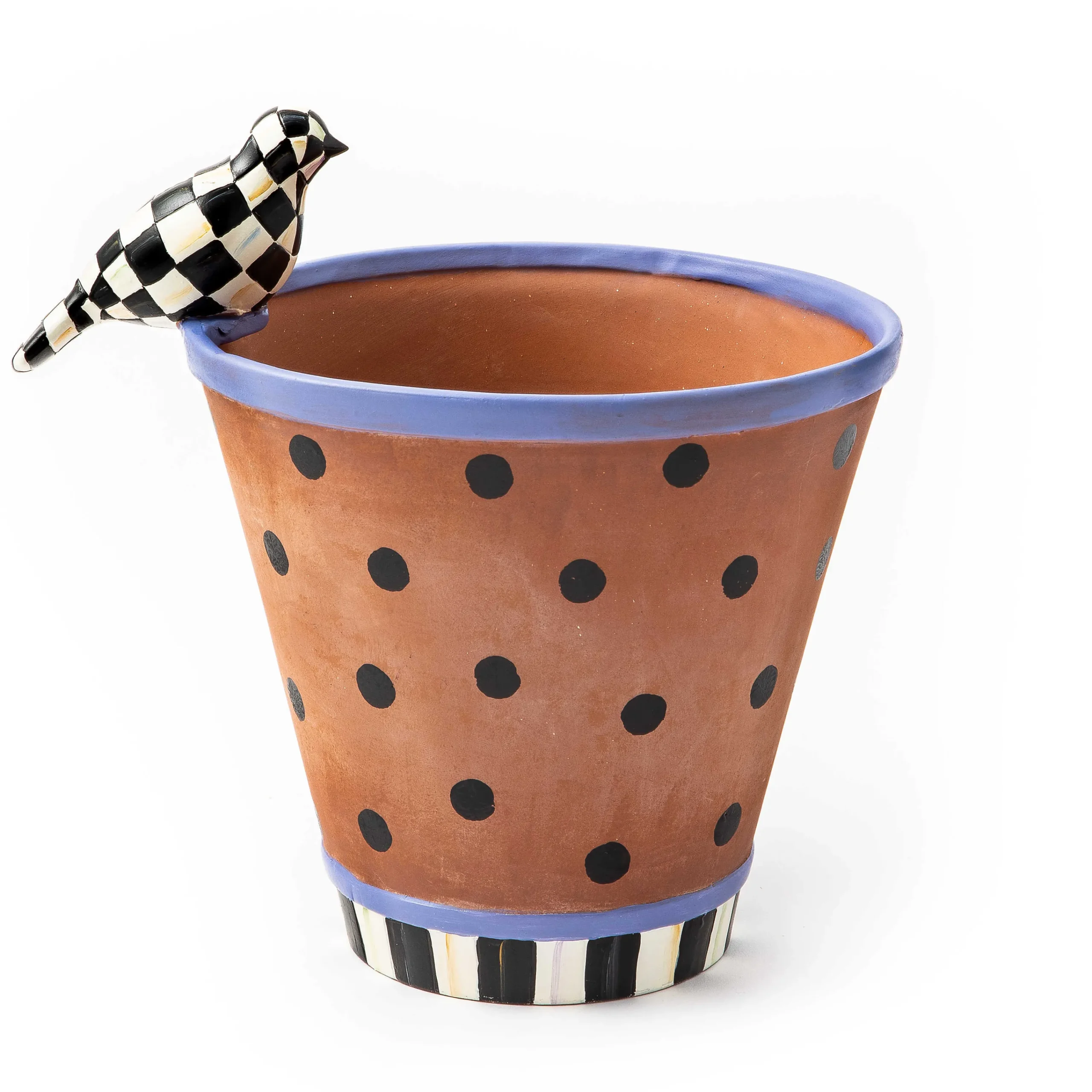 MacKenzie-Childs Persephone Large Pot| Outdoor|Room Accents