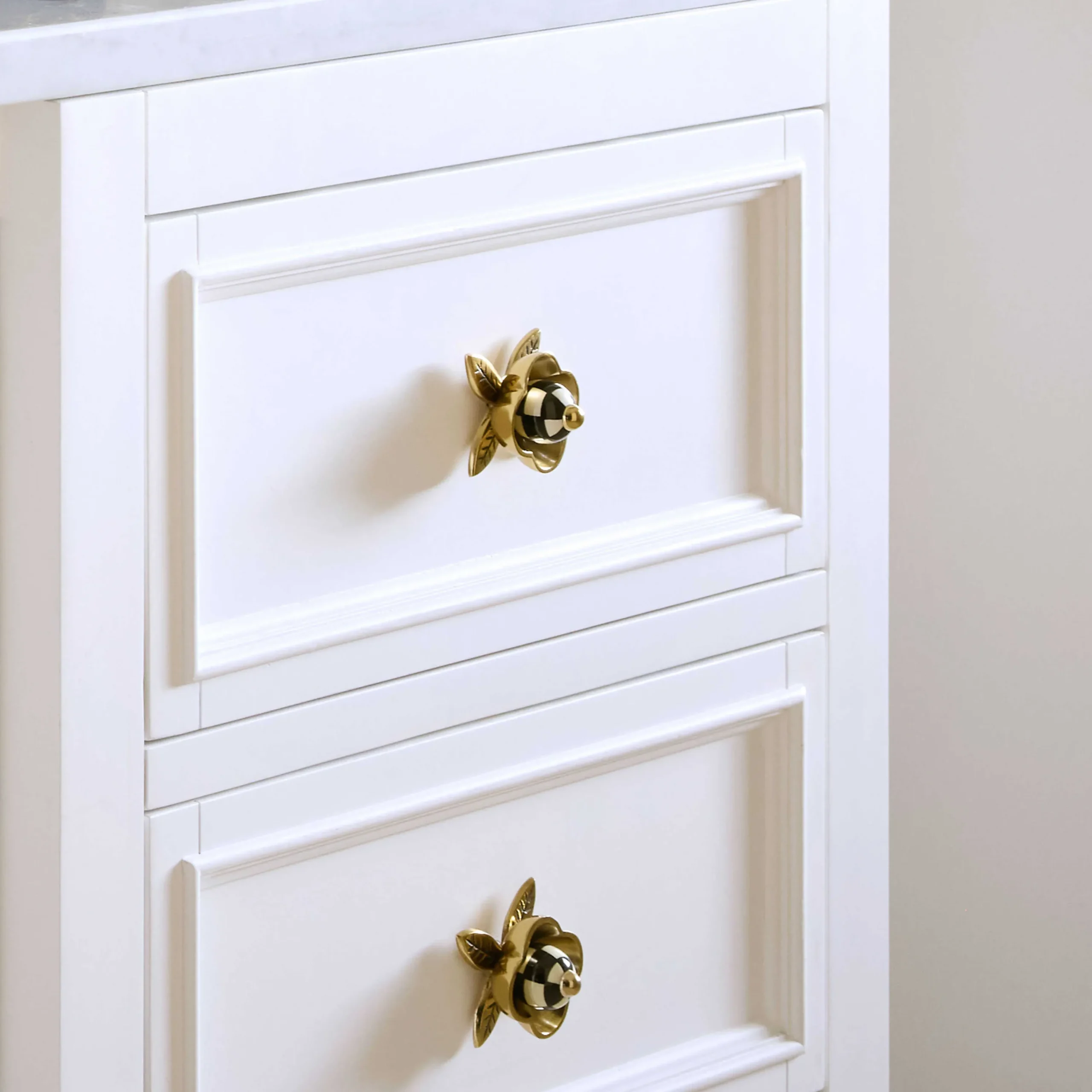MacKenzie-Childs Petal Knob| Finishing Touches|Room Accents