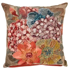 MacKenzie-Childs Petal Palette Floral Throw Pillow| Pillows, Throws, & Cushions