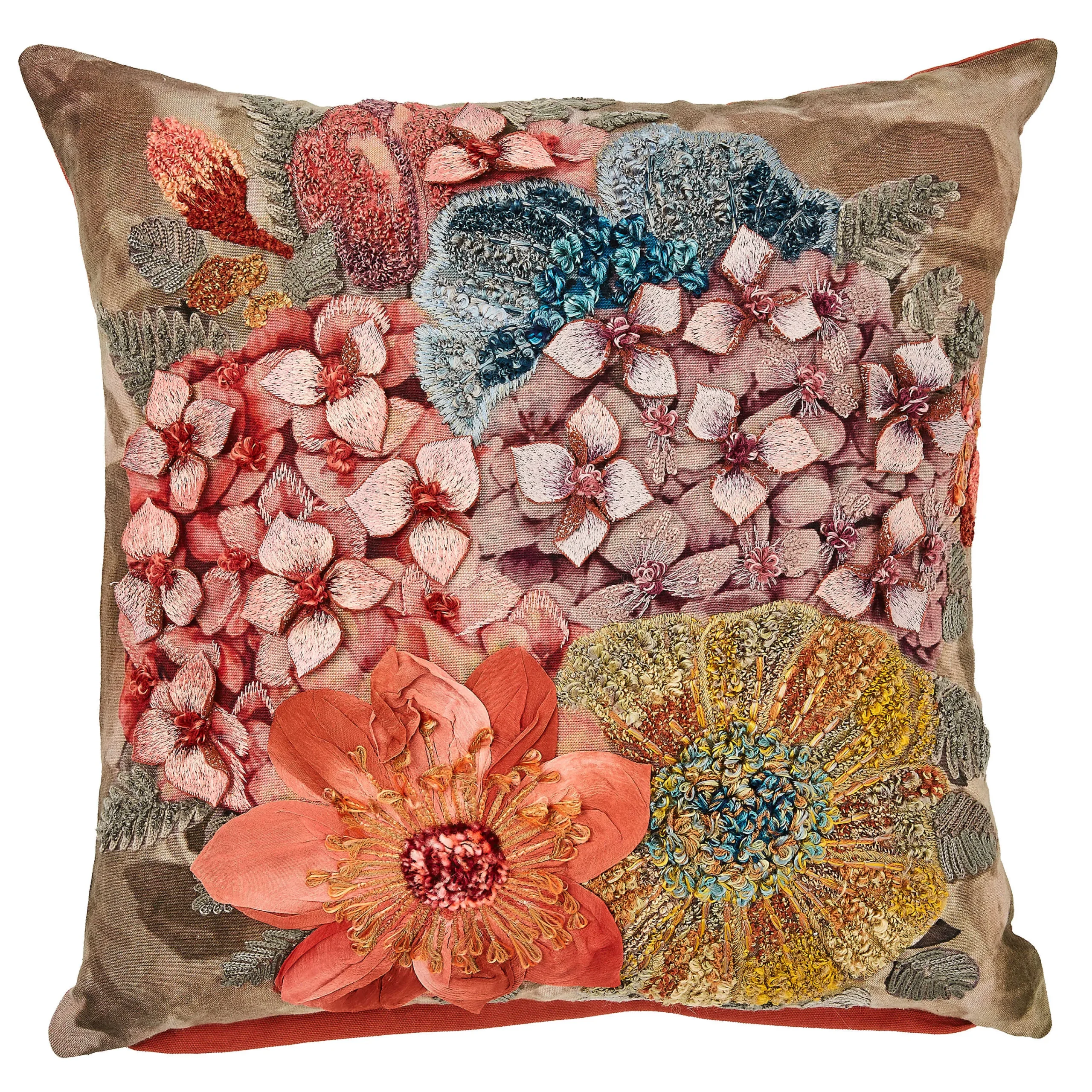 MacKenzie-Childs Petal Palette Floral Throw Pillow| Pillows, Throws, & Cushions