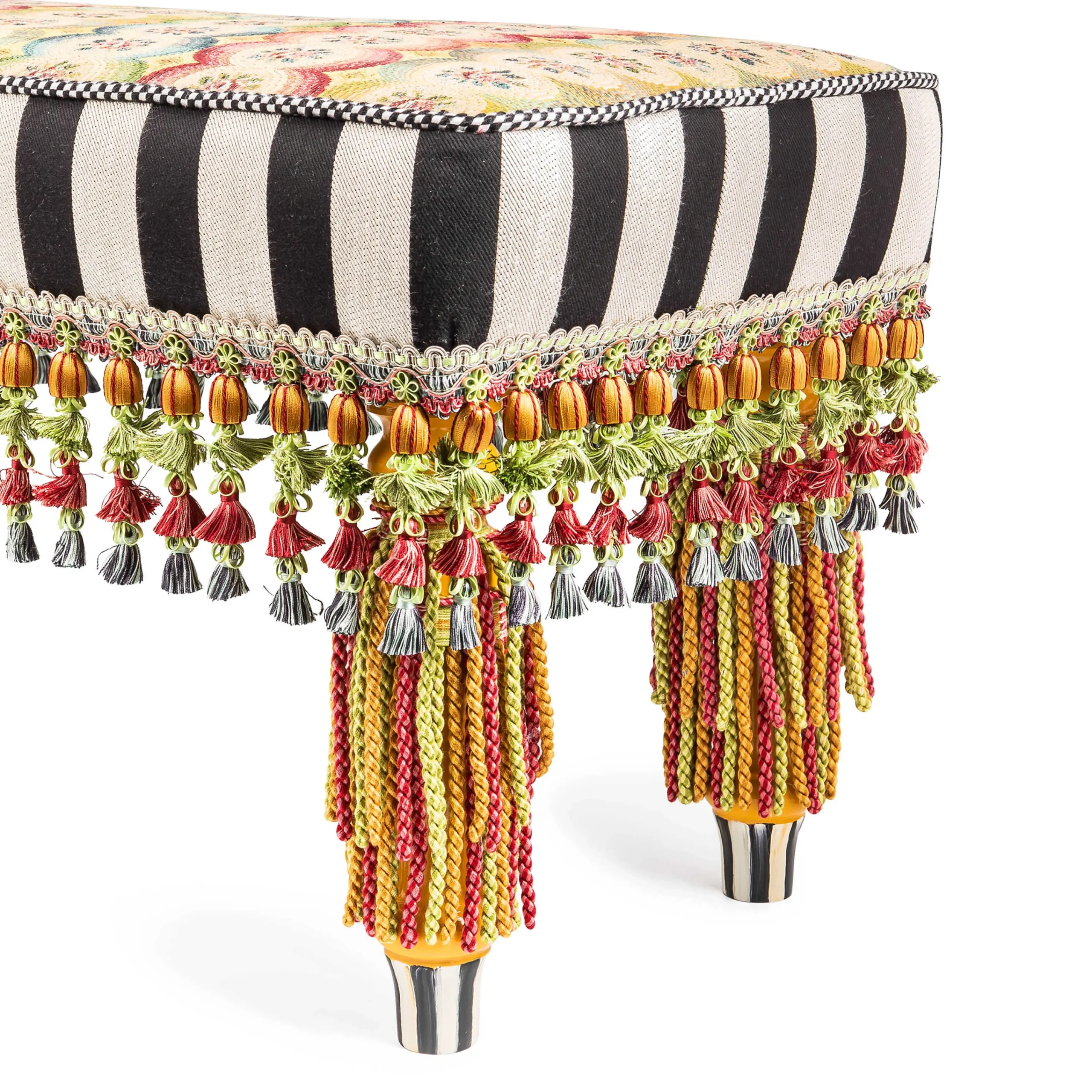 MacKenzie-Childs Piccadilly 4' Bench| Entryway Furniture