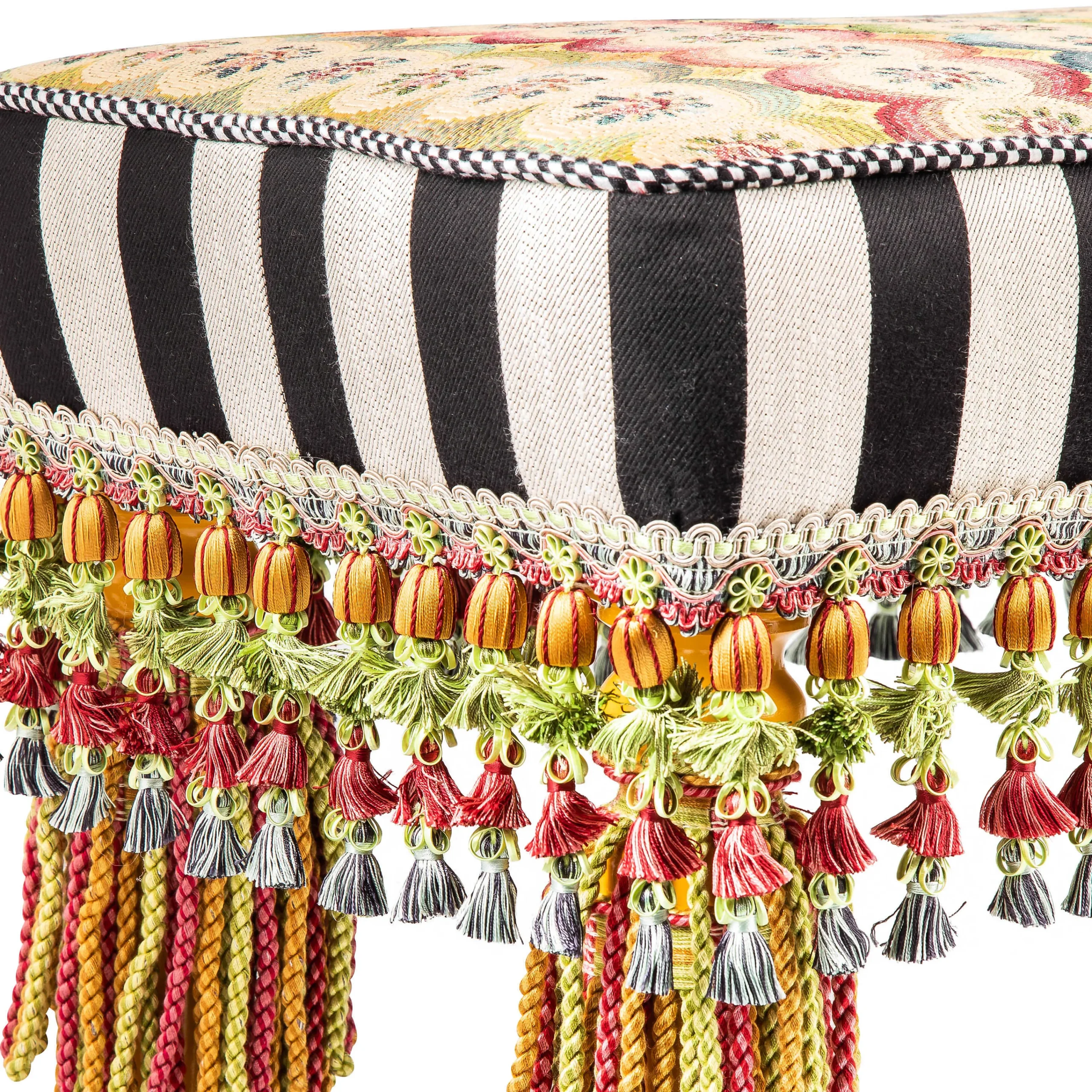 MacKenzie-Childs Piccadilly 4' Bench| Entryway Furniture