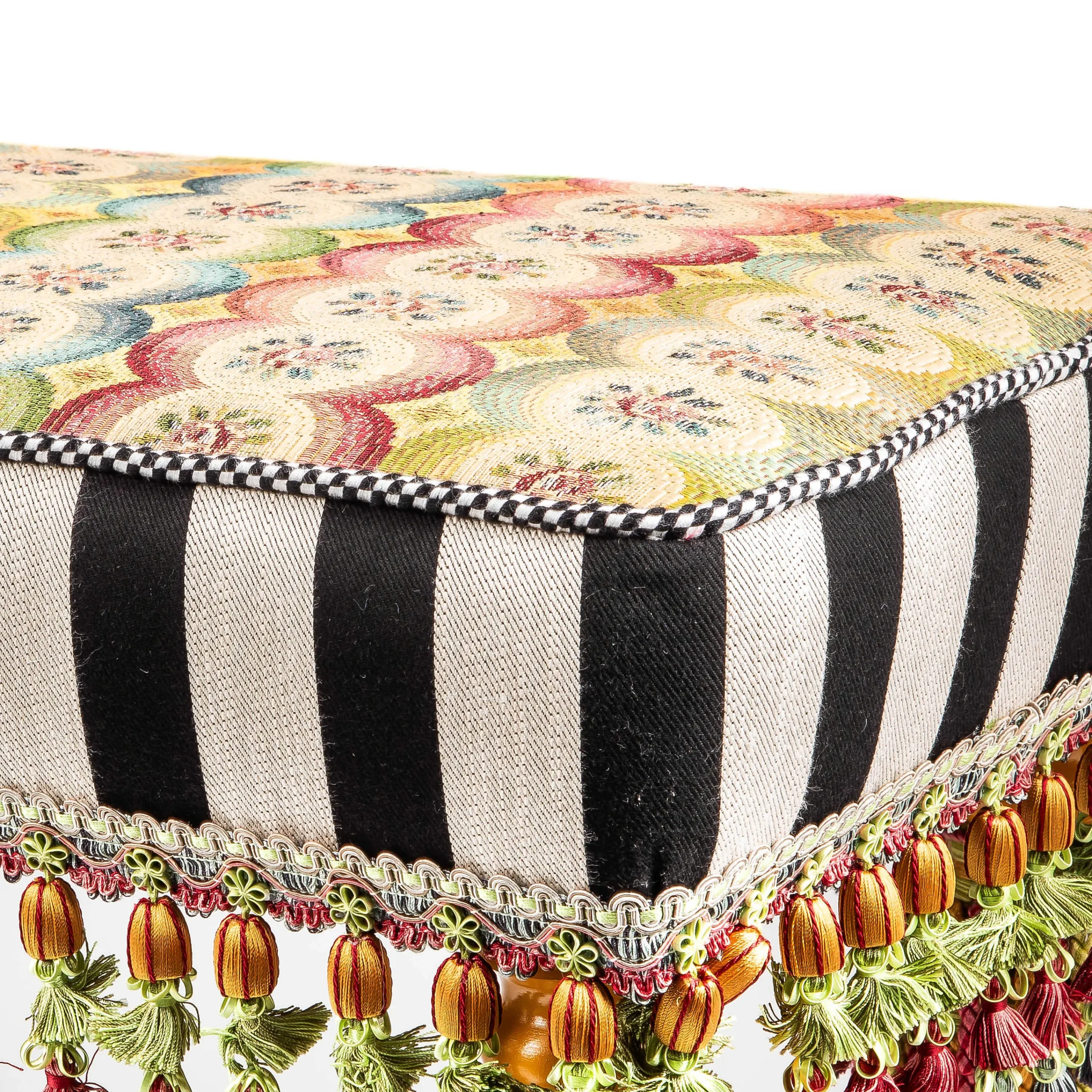 MacKenzie-Childs Piccadilly 4' Bench| Entryway Furniture