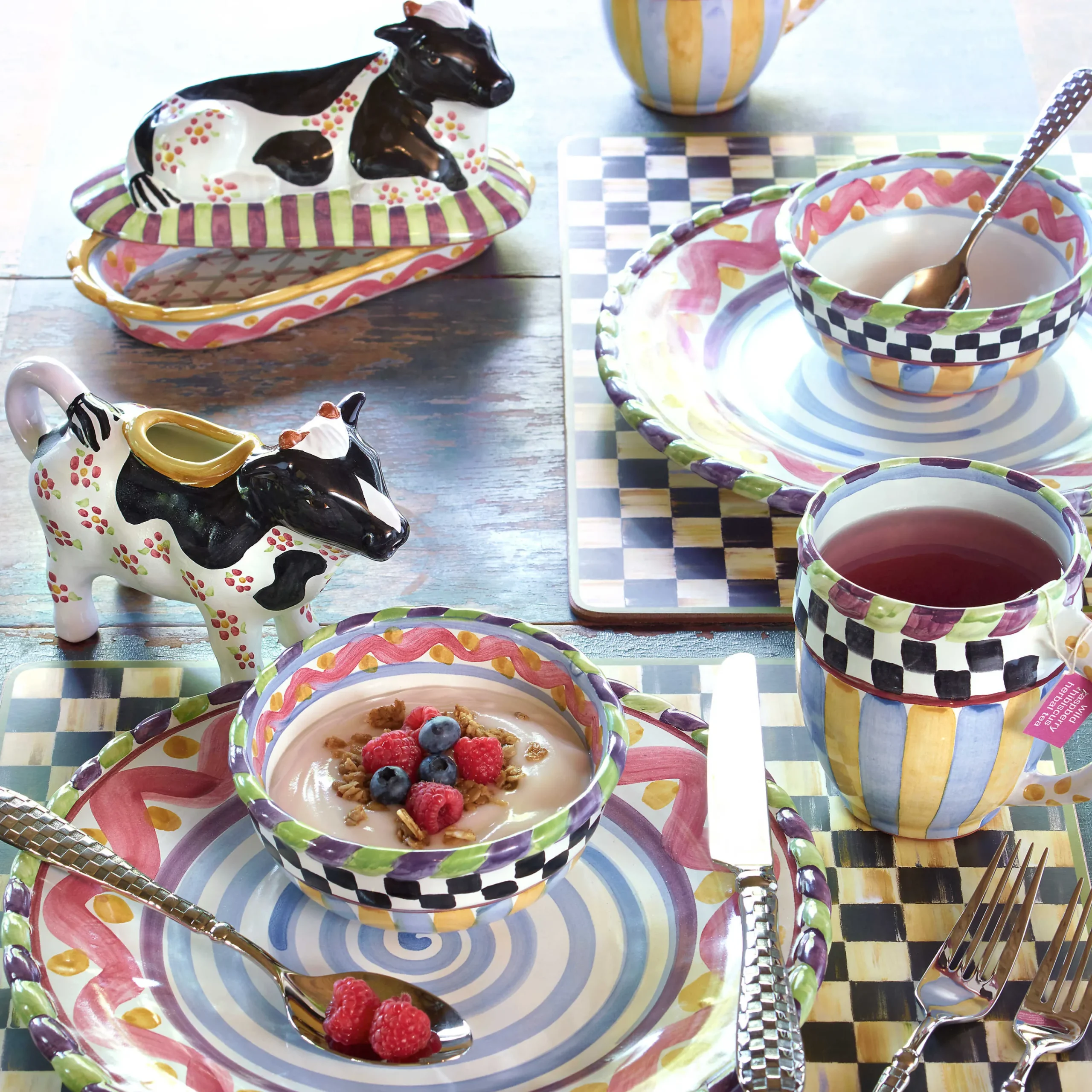 MacKenzie-Childs Piccadilly Mug| The Coffee Shop|Drinkware