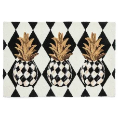 MacKenzie-Childs Pineapple 2'  x 3' Rug| Rugs