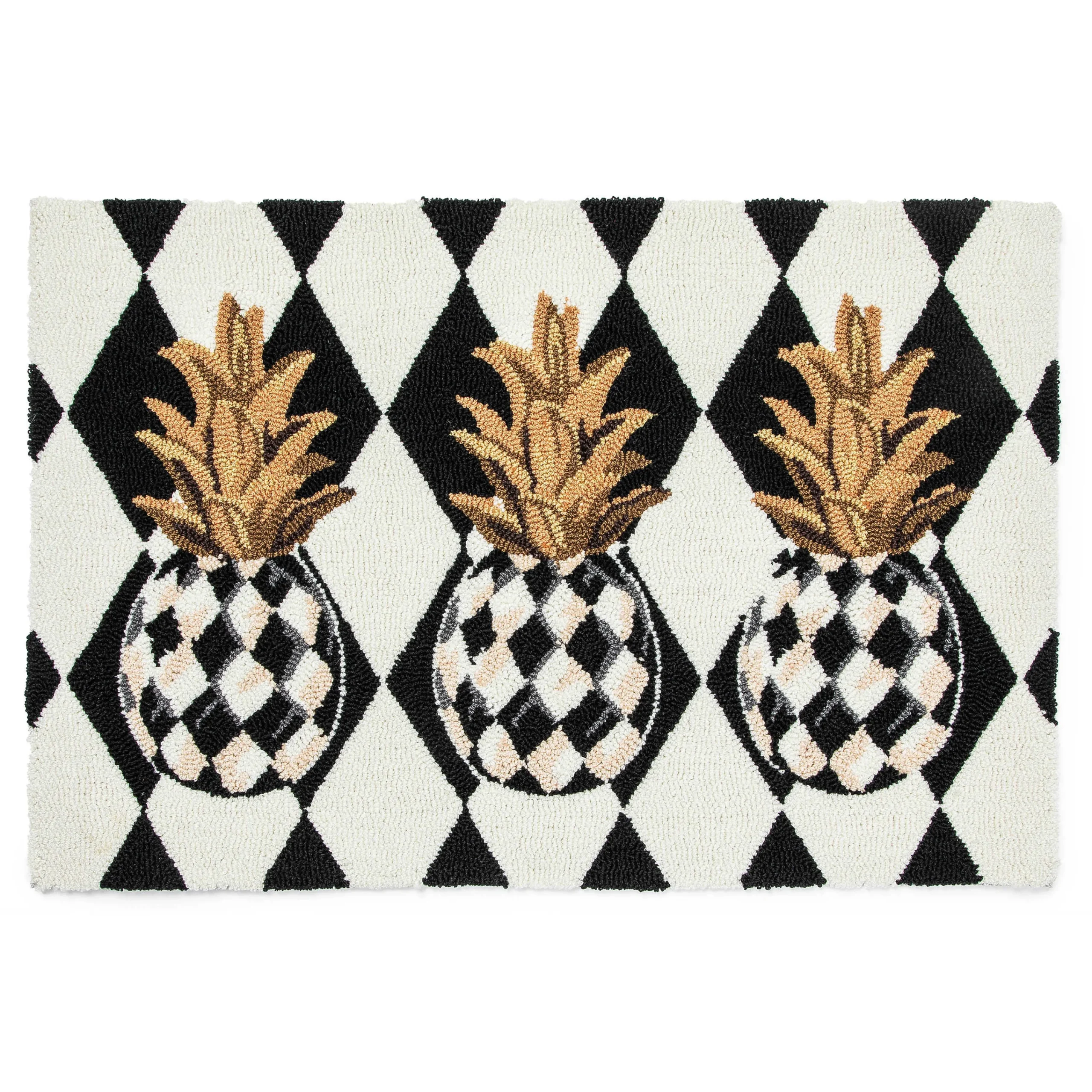 MacKenzie-Childs Pineapple 2' x 3' Rug| Rugs