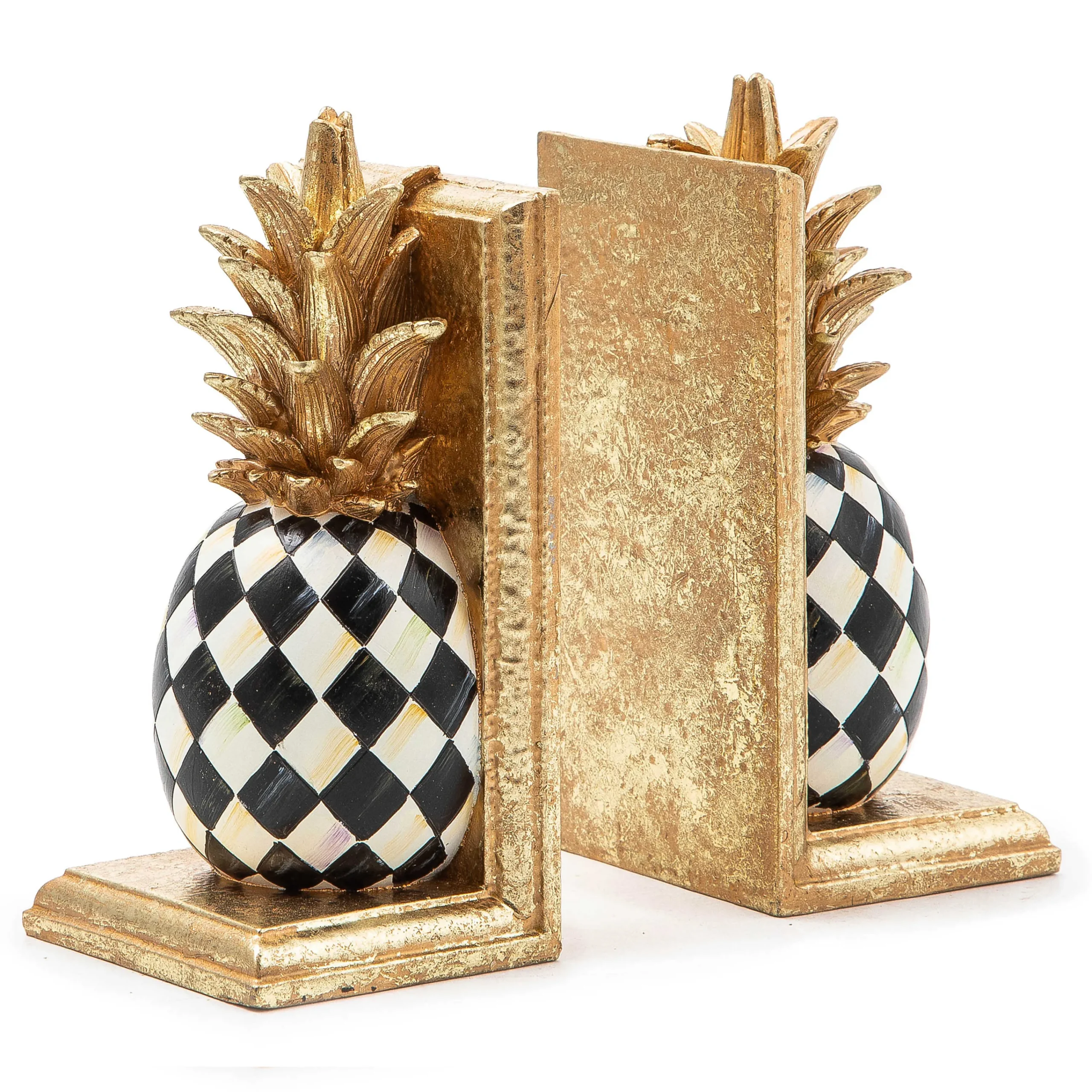 MacKenzie-Childs Pineapple Bookends| Room Accents
