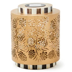 MacKenzie-Childs Pinecone Short Solar Lantern| Holiday|The Fall Shop