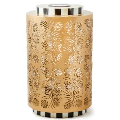 MacKenzie-Childs Pinecone Tall Solar Lantern| Holiday|The Fall Shop