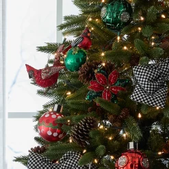MacKenzie-Childs Poinsettia Beaded Ornament| Holiday