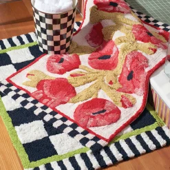 MacKenzie-Childs Poppy Bath Rug| Bath & Bath Accessories