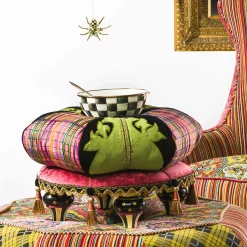 MacKenzie-Childs Portobello Road Footstool| Living Room