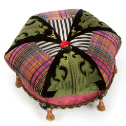 MacKenzie-Childs Portobello Road Footstool| Living Room