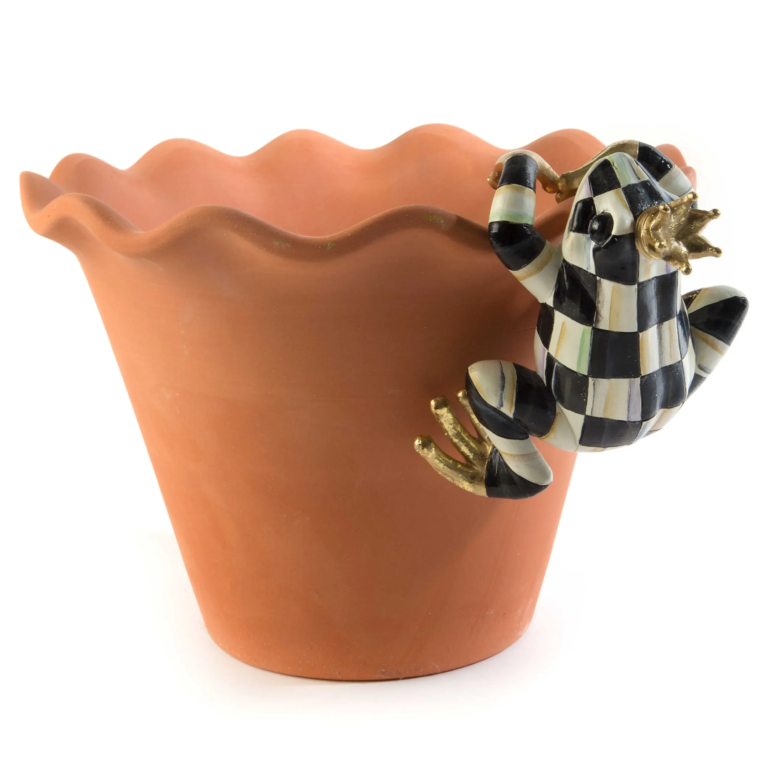 MacKenzie-Childs Pot Croaker Pot Climber| Spring|Outdoor
