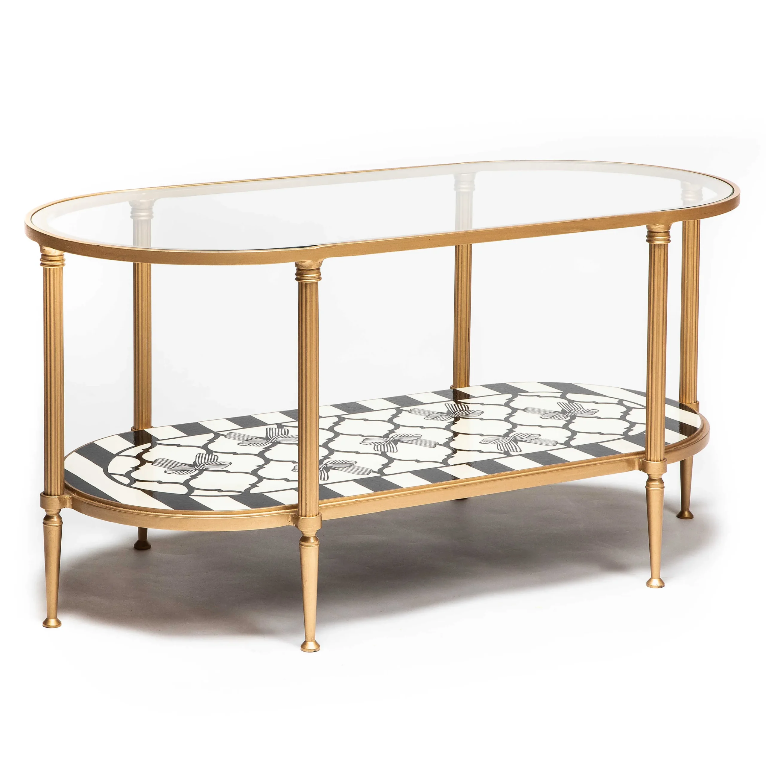 MacKenzie-Childs Pretty As A Bow Coffee Table| Living Room