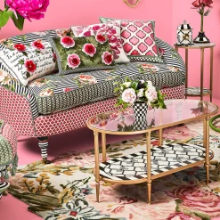 MacKenzie-Childs Pretty As A Bow Coffee Table| Living Room