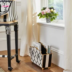 MacKenzie-Childs Pretty as a Bow Magazine Holder| Room Accents