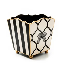 MacKenzie-Childs Pretty as a Bow Waste Bin| Bath & Bath Accessories|Room Accents